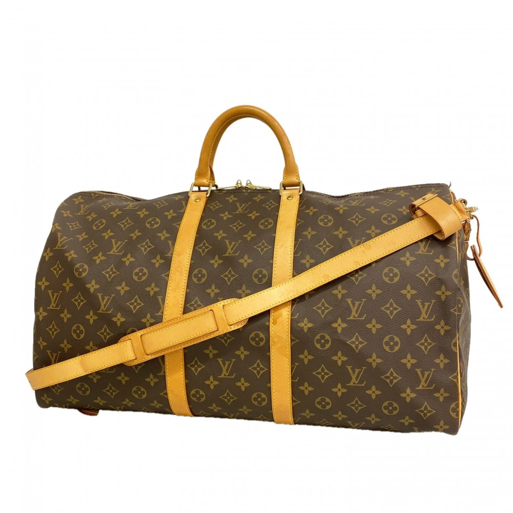 LOUIS VUITTON Brown Monogram Boston Bag - Picture 1 of 15